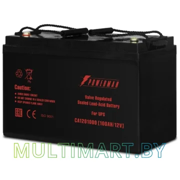 Аккумулятор для ИБП Powerman CA121000/UPS (12В/100 А·ч)
